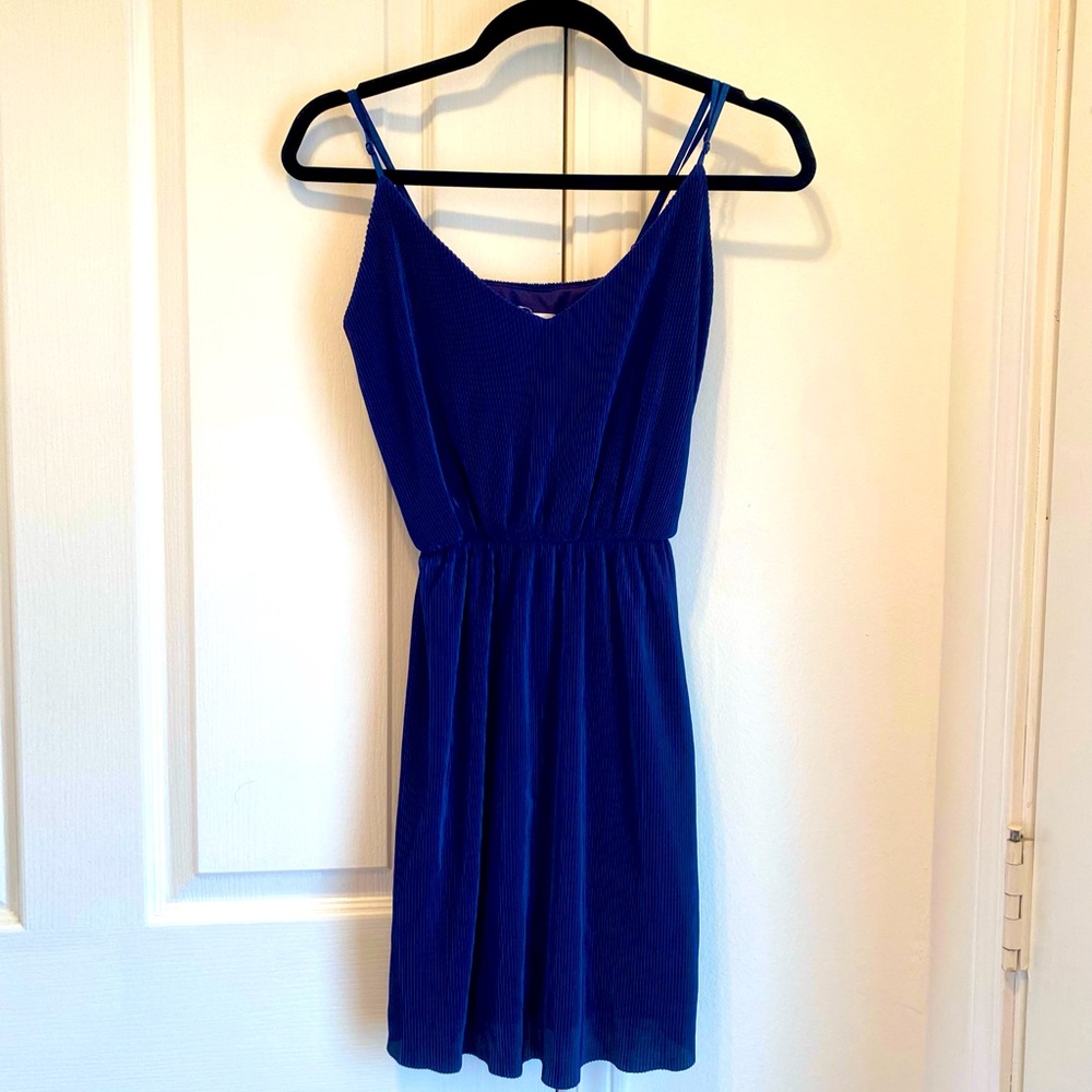 Small French Grey Velour Dress